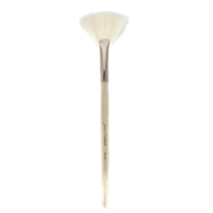 Blush Brush White Fan