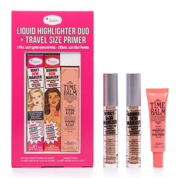 Liquid Highlighter Duo + Travel Size Primer