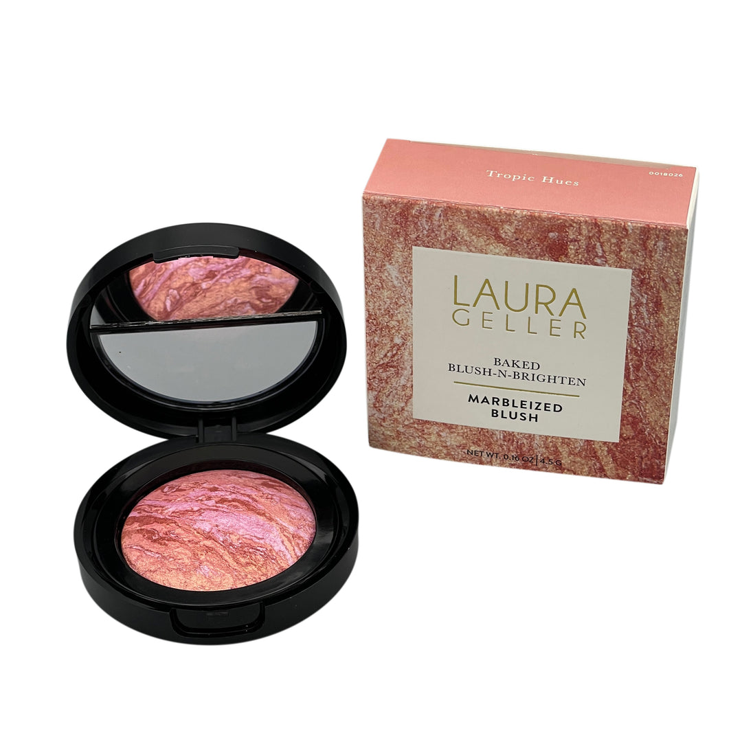 Baked Blush-n-Brighten Marbleized Blush, Tropic Hues