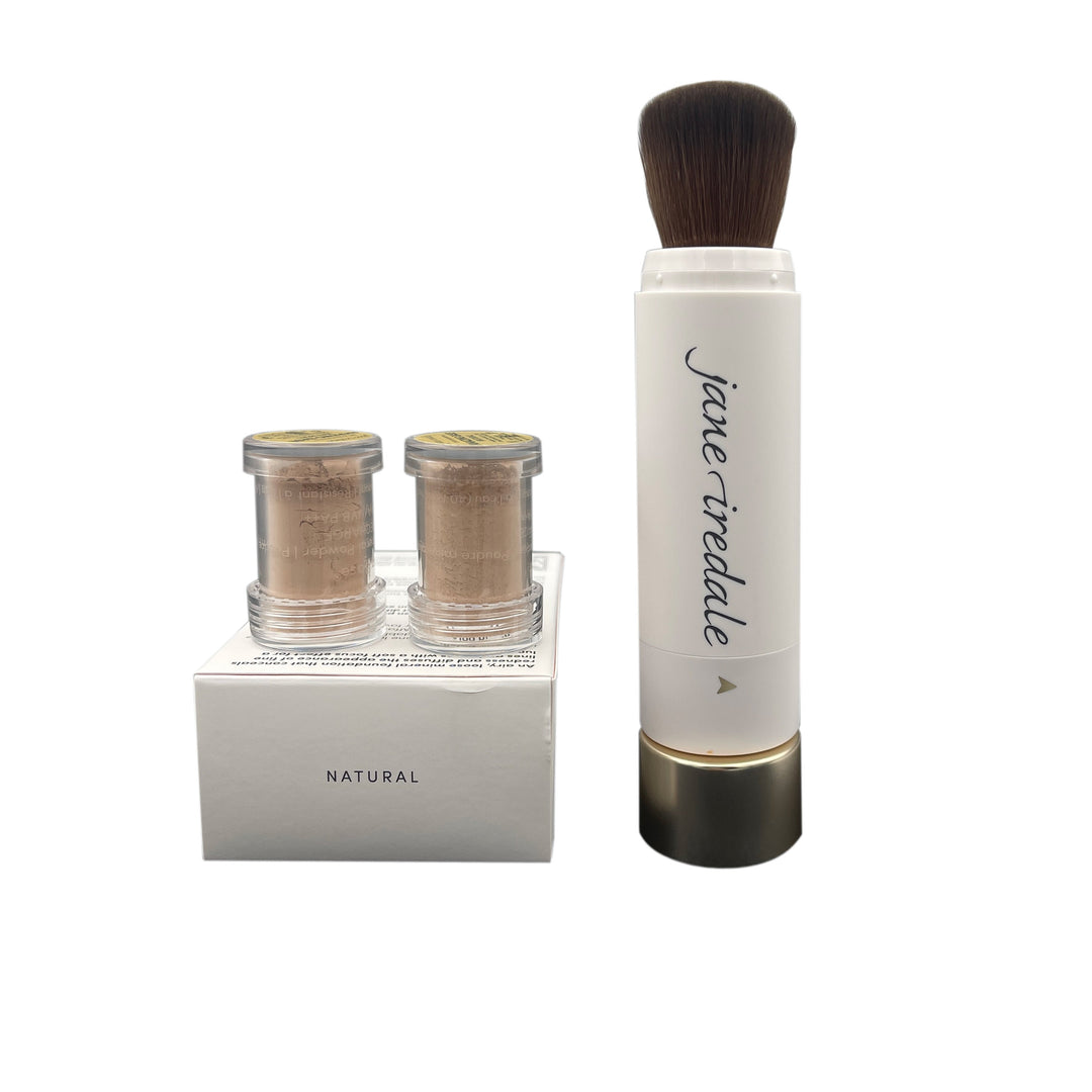 Amazing Base Loose Mineral Powder, Refillable Brush SPF20, Natural